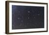 The Andromeda Galaxy and Triangulum Galaxy with Star Clusters-null-Framed Photographic Print