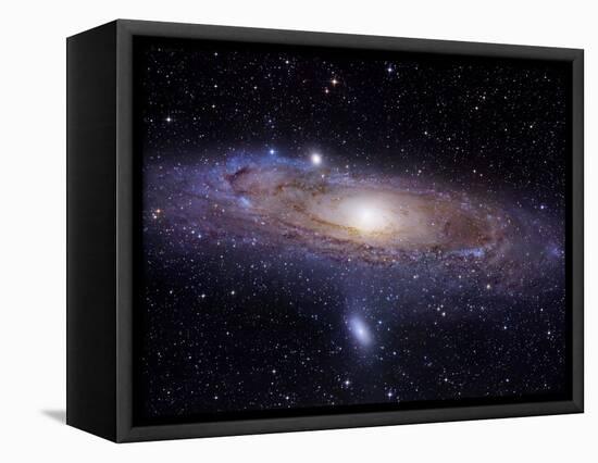 The Andromeda Galaxy-Stocktrek Images-Framed Stretched Canvas