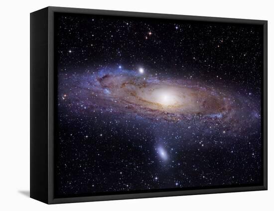 The Andromeda Galaxy-Stocktrek Images-Framed Stretched Canvas