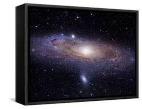 The Andromeda Galaxy-Stocktrek Images-Framed Stretched Canvas