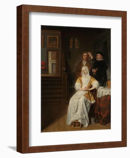 The Anemic Lady', 1660-78-Samuel van Hoogstraten-Framed Giclee Print