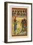 The Angel and the Shepherds, Late 12th Century-null-Framed Premium Giclee Print