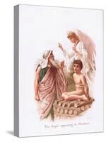 The Angel Appearing to Abraham-Henry Ryland-Stretched Canvas