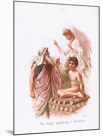 The Angel Appearing to Abraham-Henry Ryland-Mounted Giclee Print