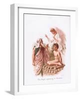 The Angel Appearing to Abraham-Henry Ryland-Framed Giclee Print
