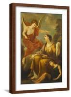 The Angel Appearing to Hagar and Ishmael in the Desert-Antonio Bellucci-Framed Giclee Print