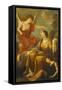 The Angel Appearing to Hagar and Ishmael in the Desert-Antonio Bellucci-Framed Stretched Canvas