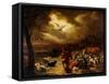 The Angel Appearing to the Shepherds-null-Framed Stretched Canvas