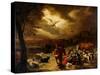 The Angel Appearing to the Shepherds-null-Stretched Canvas