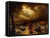 The Angel Appearing to the Shepherds-null-Framed Stretched Canvas