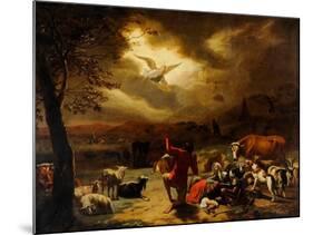 The Angel Appearing to the Shepherds-null-Mounted Giclee Print