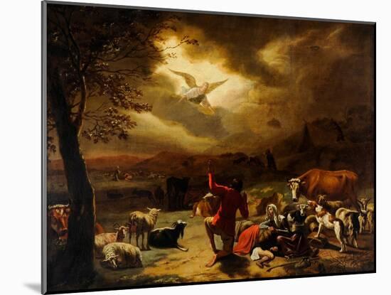 The Angel Appearing to the Shepherds-null-Mounted Giclee Print