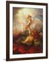 The Angel Binding Satan, c.1797-Philip James Loutherbourg-Framed Giclee Print