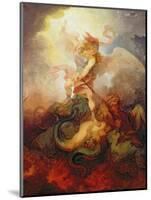The Angel Binding Satan, c.1797-Philip James Loutherbourg-Mounted Premium Giclee Print