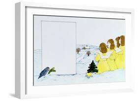 The Angel Carol Singers-Christian Kaempf-Framed Giclee Print