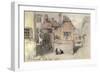 The Angel Inn, Midhurst, 1865-John Gilbert-Framed Giclee Print