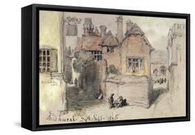 The Angel Inn, Midhurst, 1865-John Gilbert-Framed Stretched Canvas