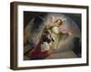 The Angel Leads Kaethchen (Von Heilbronn) Out of the Burning Castle, 1836-Wilhelm Nerenz-Framed Giclee Print