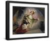 The Angel Leads Kaethchen (Von Heilbronn) Out of the Burning Castle, 1836-Wilhelm Nerenz-Framed Giclee Print