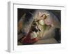 The Angel Leads Kaethchen (Von Heilbronn) Out of the Burning Castle, 1836-Wilhelm Nerenz-Framed Giclee Print