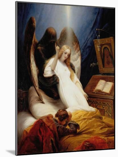 The Angel of Death, 1851-Horace Vernet-Mounted Giclee Print