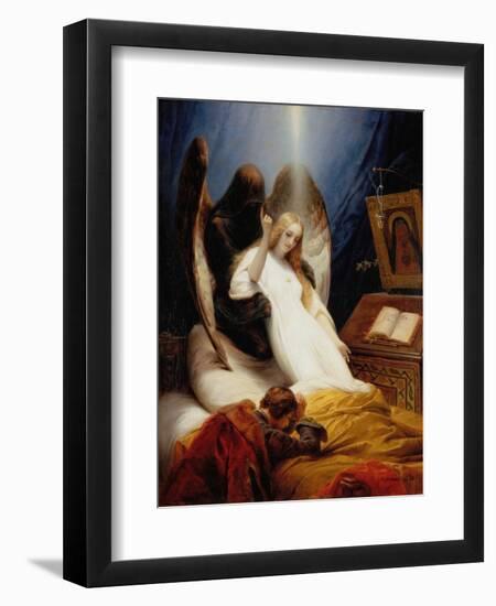 The Angel of Death, 1851-Horace Vernet-Framed Premium Giclee Print