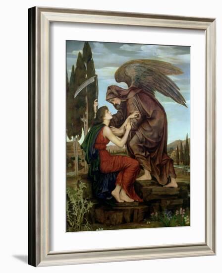 The Angel of Death, 1890-Evelyn De Morgan-Framed Giclee Print