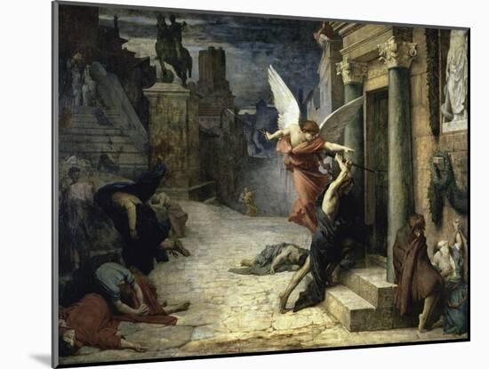 The Angel of Death; Peste a Roma-Jules Elie Delaunay-Mounted Giclee Print