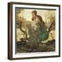 The Angel of Life-Giovanni Segantini-Framed Giclee Print