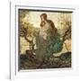 The Angel of Life-Giovanni Segantini-Framed Giclee Print