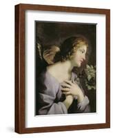 The Angel of the Annunciation, c.1650-Giovanni Francesco Romanelli-Framed Giclee Print