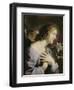 The Angel of the Annunciation, c.1650-Giovanni Francesco Romanelli-Framed Giclee Print