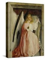 The Angel of the Annunciation (Exterior of the Heilsspiegel Altarpiece), C. 1435-Konrad Witz-Stretched Canvas