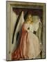 The Angel of the Annunciation (Exterior of the Heilsspiegel Altarpiece), C. 1435-Konrad Witz-Mounted Giclee Print