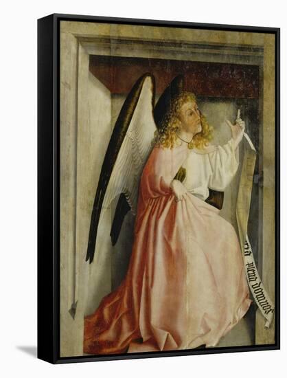 The Angel of the Annunciation (Exterior of the Heilsspiegel Altarpiece), C. 1435-Konrad Witz-Framed Stretched Canvas