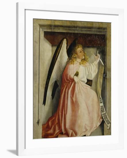 The Angel of the Annunciation (Exterior of the Heilsspiegel Altarpiece), C. 1435-Konrad Witz-Framed Giclee Print