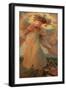 The Angel of the Birds, 1910 (Oil on Canvas)-Franz Dvorak-Framed Giclee Print