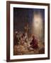 The Angel of the Lord appears to the shepherds - Bible-William Brassey Hole-Framed Giclee Print