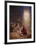 The Angel of the Lord appears to the shepherds - Bible-William Brassey Hole-Framed Giclee Print