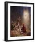 The Angel of the Lord appears to the shepherds - Bible-William Brassey Hole-Framed Giclee Print