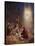 The Angel of the Lord appears to the shepherds - Bible-William Brassey Hole-Stretched Canvas