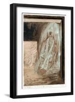 The Angel of the Lord on the Stone of the Sepulchre, 1897-James Jacques Joseph Tissot-Framed Giclee Print