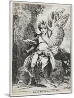 The Angel of the Resurrection , from Specimens of Polyautography, 1801 (Published 1803)-Benjamin West-Mounted Giclee Print