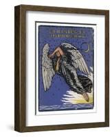 The Angel of the Shadows-Edmund J. Sullivan-Framed Art Print