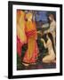 The Angel Offering the Fruits of the Garden of Eden to Adam and Eve-John Byam Shaw-Framed Giclee Print