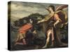 The Angel Raphael to Tobias Ordered to Open the Fish-null-Stretched Canvas