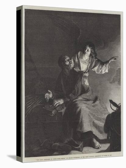 The Angel, Releasing St Peter from Prison-Gerrit van Honthorst-Stretched Canvas
