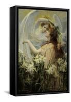 The Angel's Message-George Hillyard Swinstead-Framed Stretched Canvas
