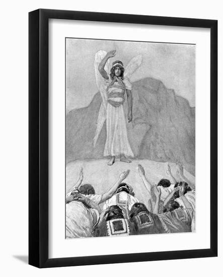 The Angel 's Rebuke by James Tissot - Bible-James Jacques Joseph Tissot-Framed Giclee Print