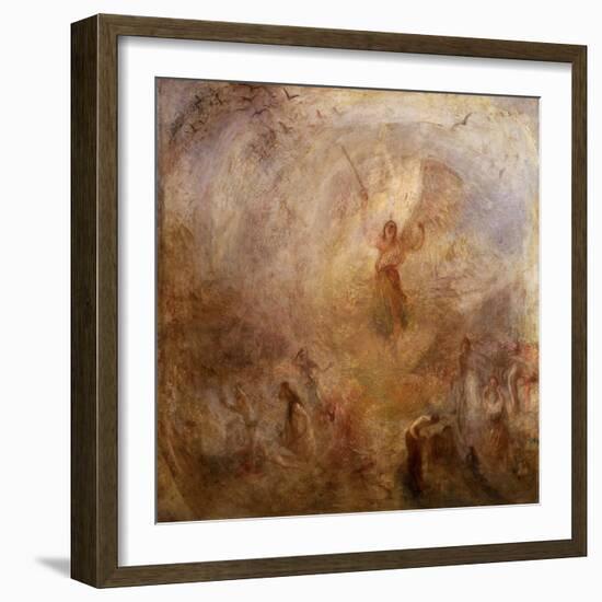 The Angel Standing in the Sun-J. M. W. Turner-Framed Premium Giclee Print